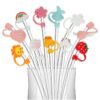 Reusable  Silicone Straw Tips Covers